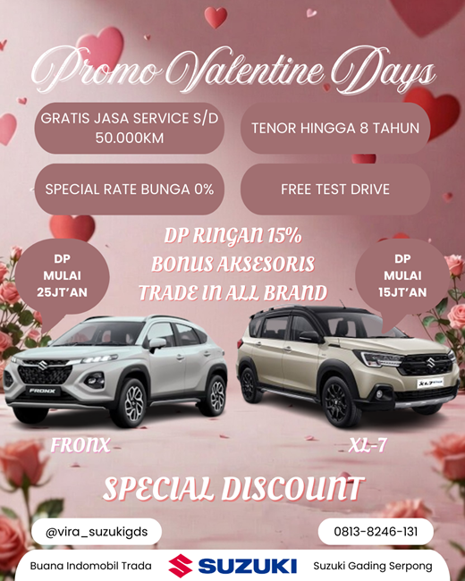 Suzuki Gading Serpong Suzuki Promo Valentine 2026 Tangerang DP Diskon